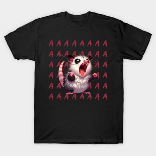 Adorable Possum screaming T-Shirt